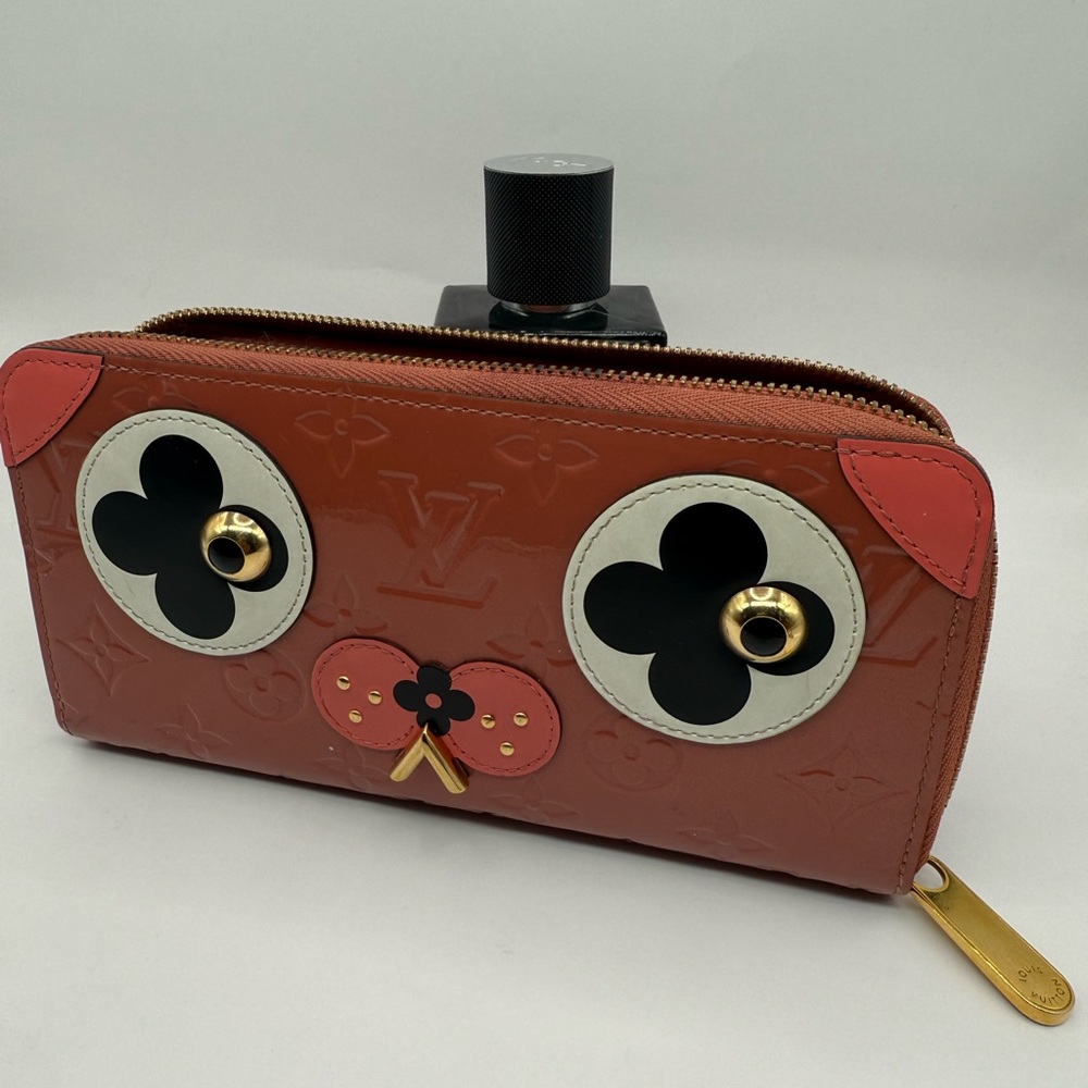 LOUIS VUITTON Japan Monogram Vernis Zippy Wallet Long Wallet Vieux Rose